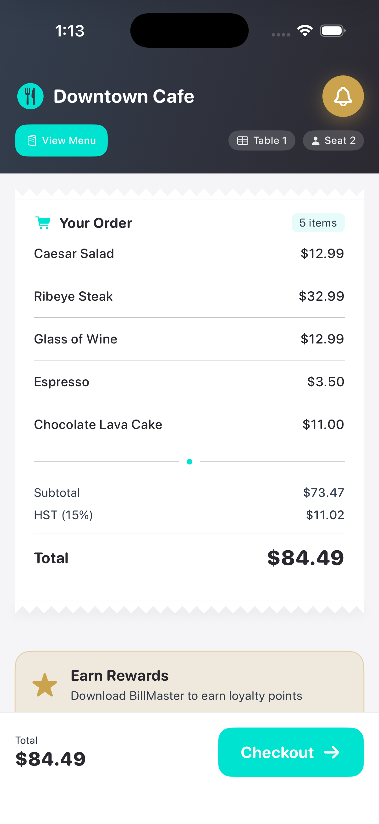 View in the BillMaster app